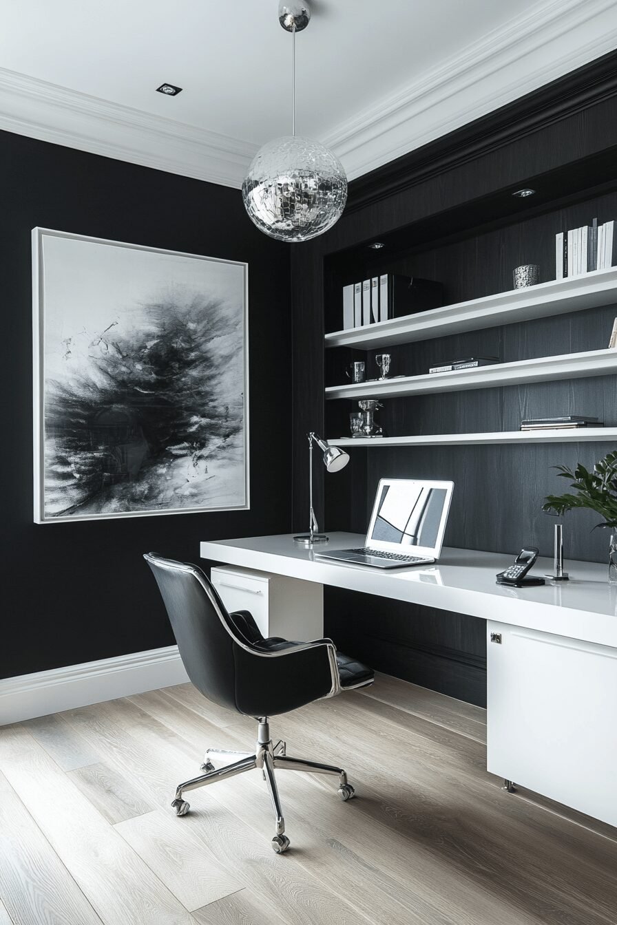 29 Masculine Home Office Vibes for a Sleek and Strong Workspace