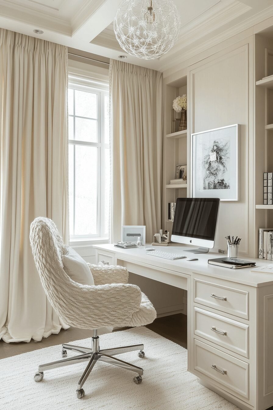 29 Home Office Aesthetic Layouts That Work Hard and Look Beautiful
