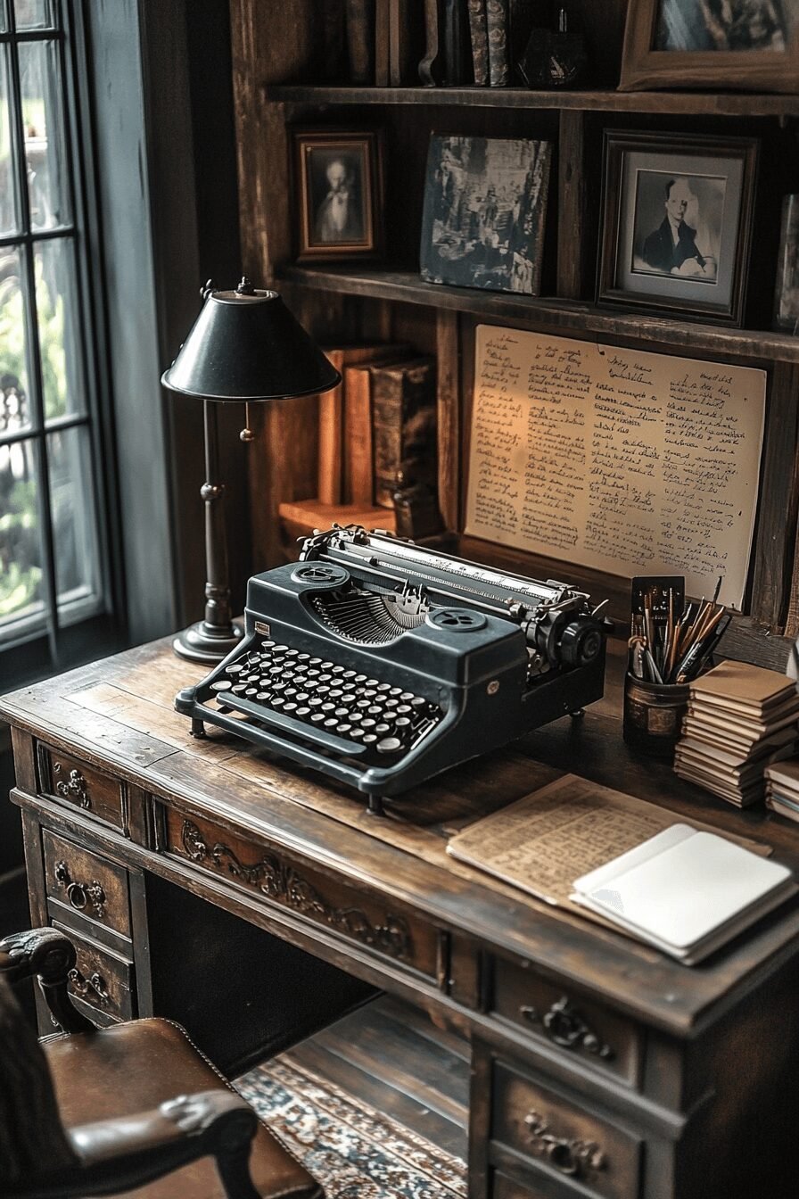 29 Vintage Home Office Styles That Blend Nostalgia with Productivity