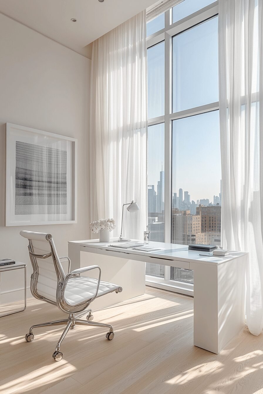 29 White Office Inspo Makeovers to Upgrade Your Workflow