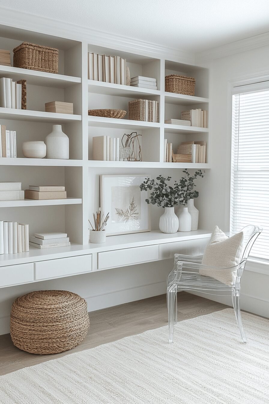 29 White Office Inspo Makeovers to Upgrade Your Workflow