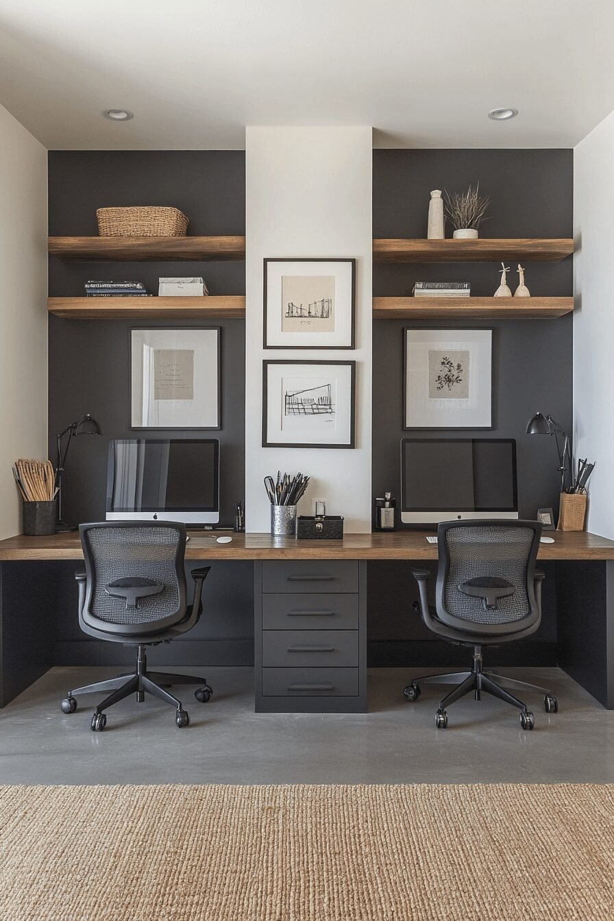 29 Home Office for Two People Spaces That Encourage Connection and Comfort
