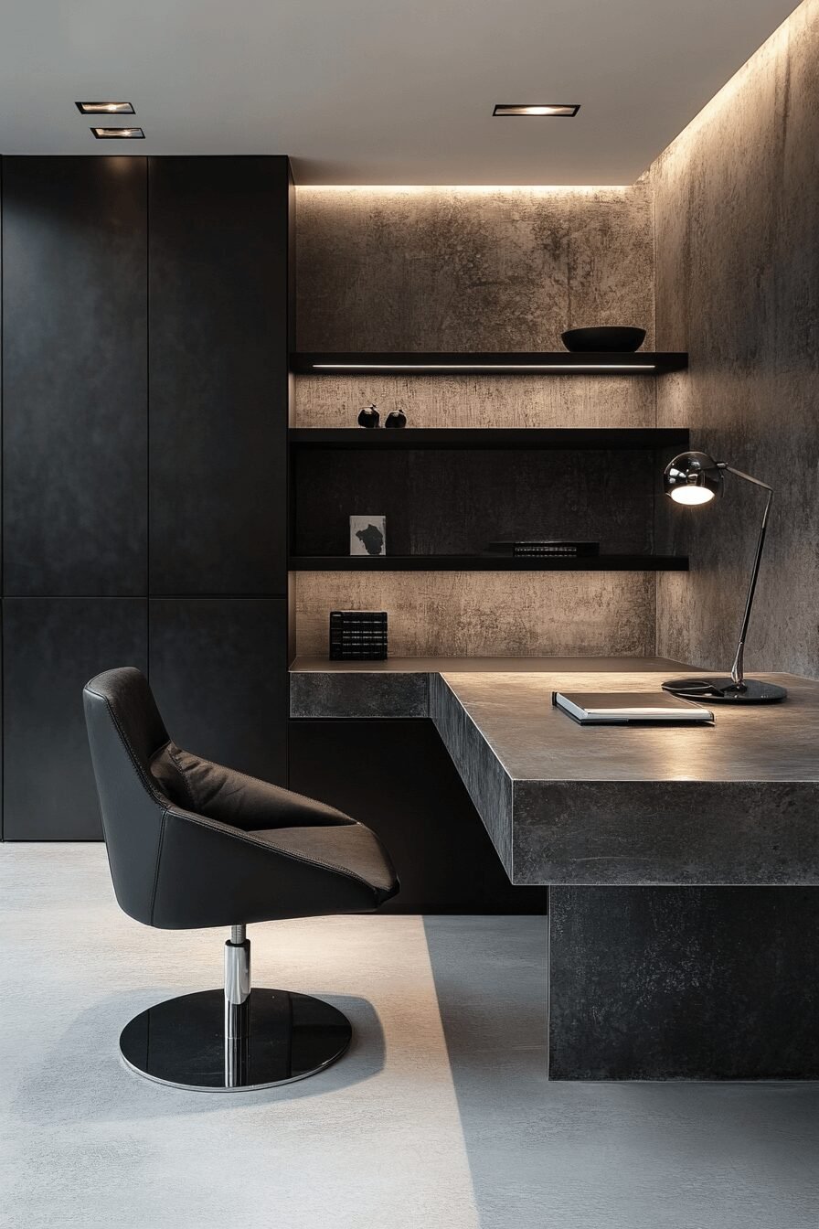 29 Masculine Home Office Vibes for a Sleek and Strong Workspace