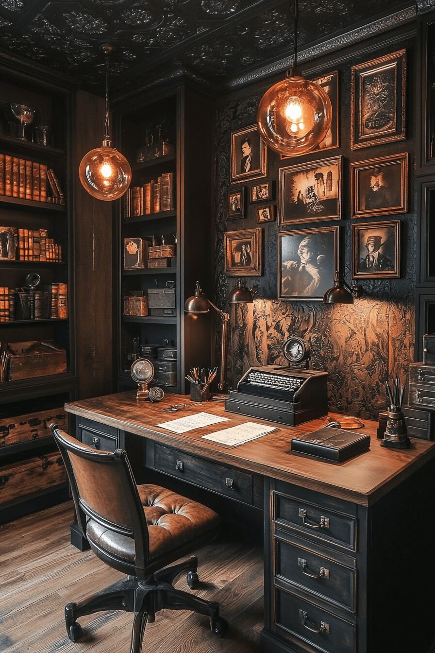 29 Vintage Home Office Styles That Blend Nostalgia with Productivity
