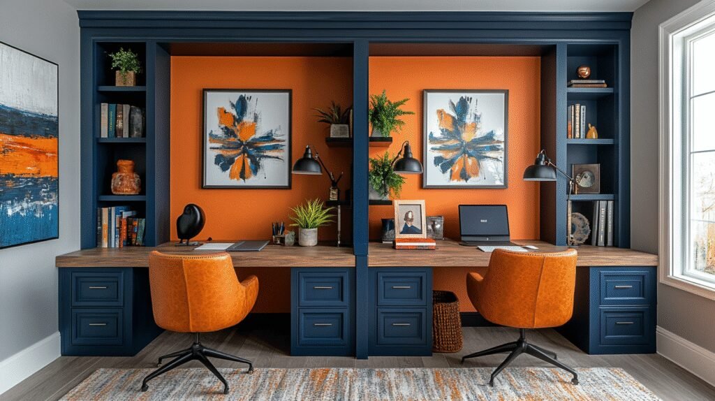 home office for two people