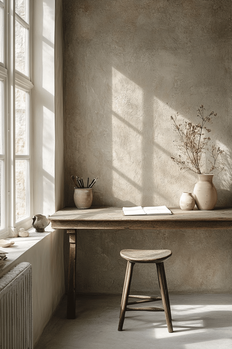 29 Wabi Sabi Office Styles For A Naturally Joyful Workspace