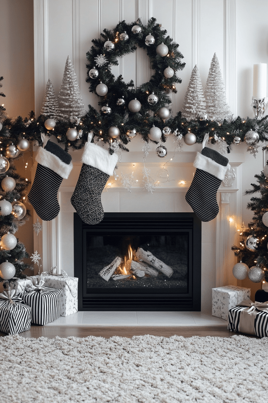 25 Fireplace Christmas Decorations to Inspire a Beautiful Holiday Home