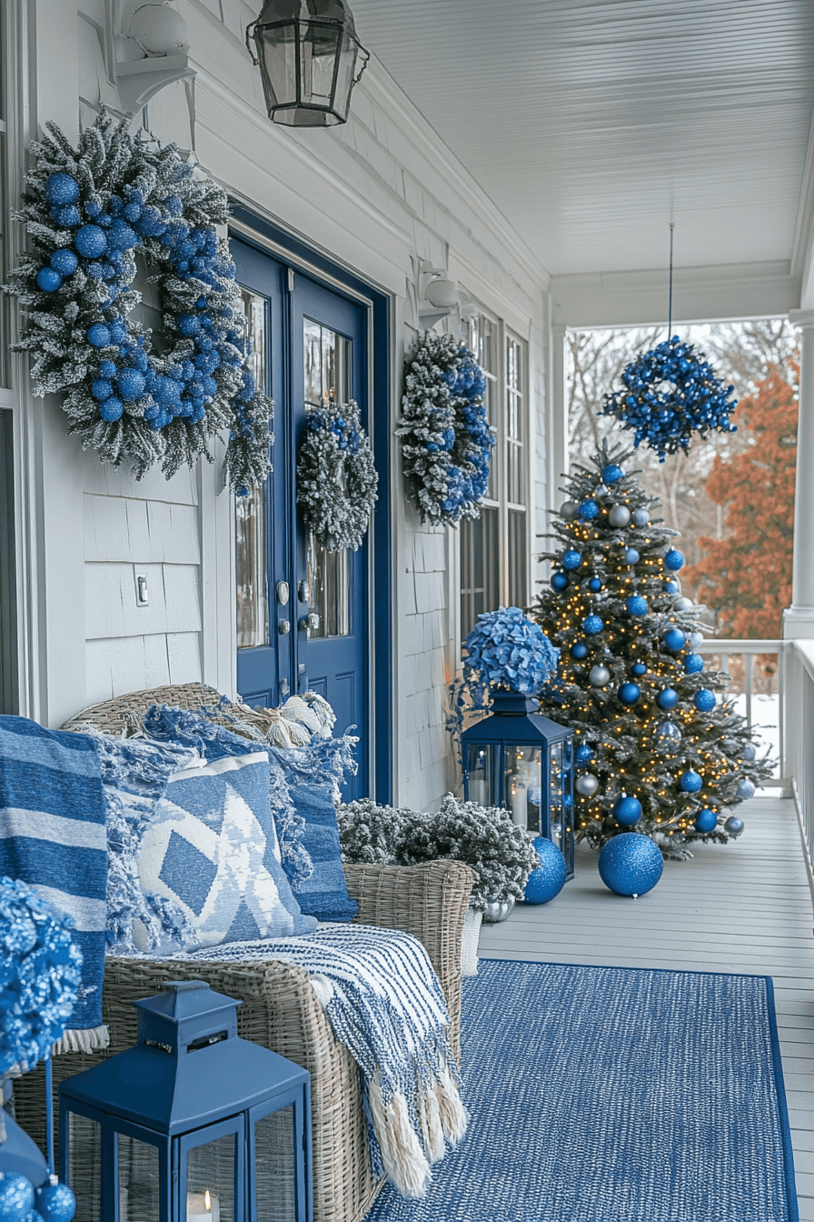 25 Blue Christmas Decor Ideas for a Soft Peaceful Holiday Look