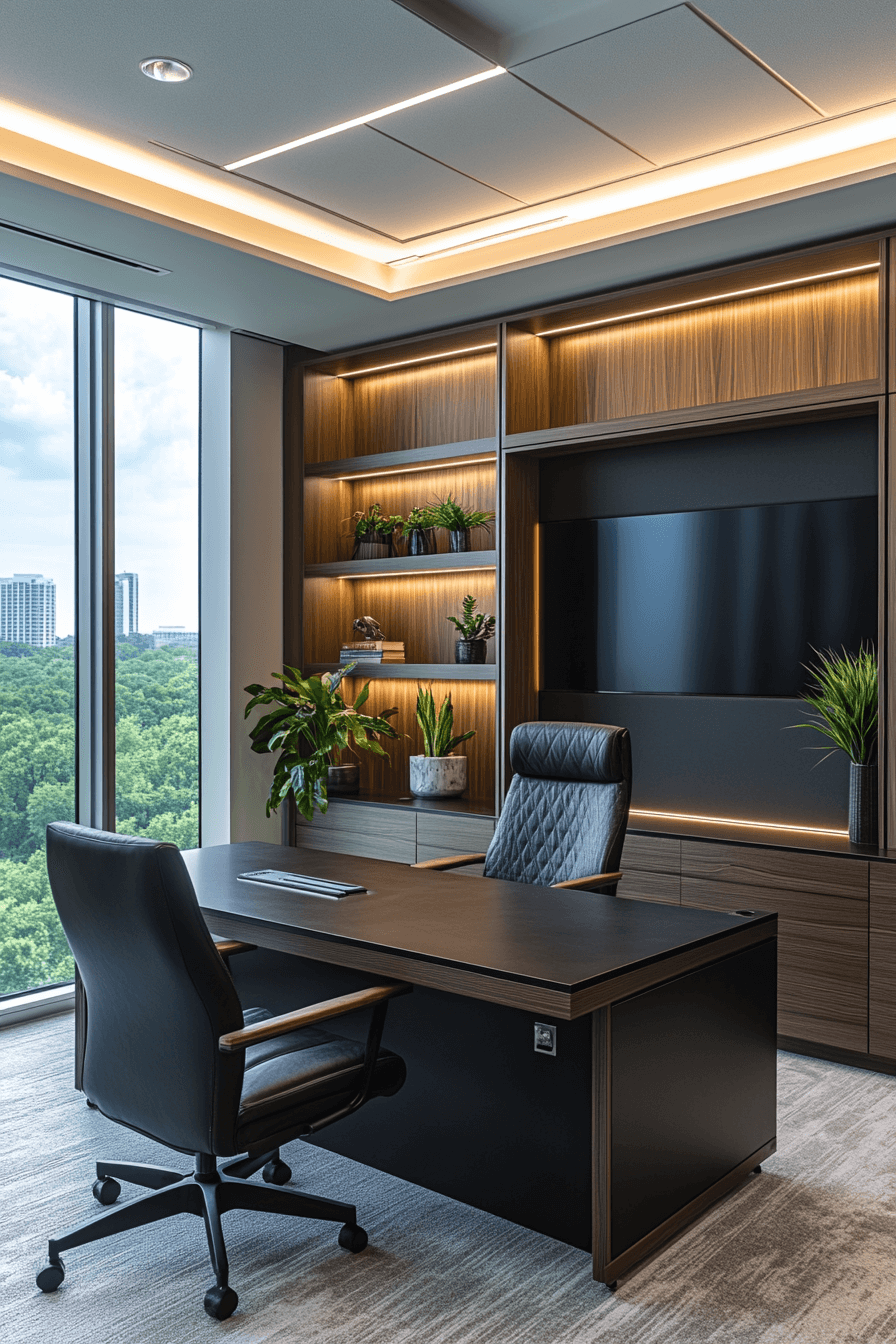 29 Boss Office Interior Design Looks For A Strong Confident Workspace