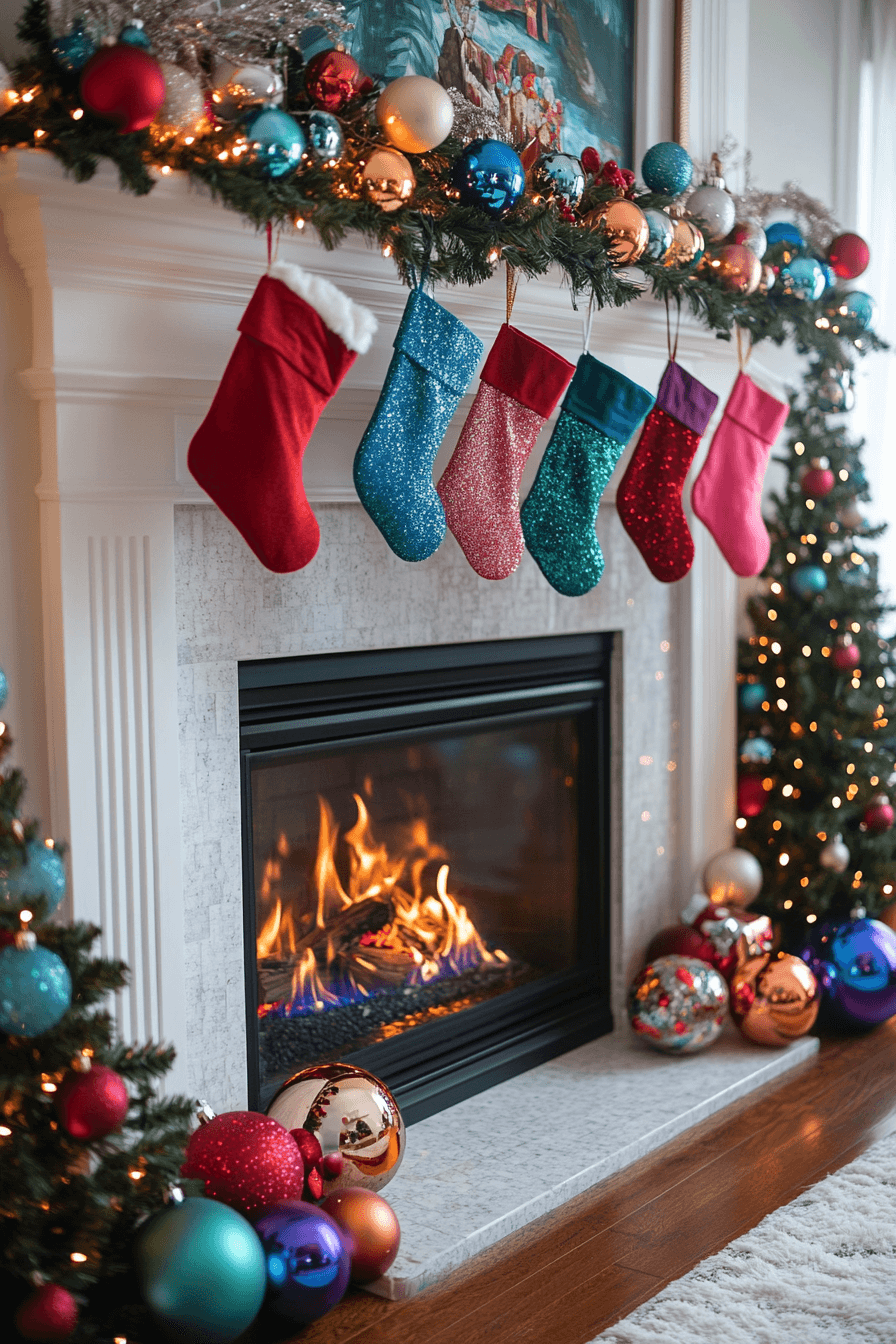 25 Fireplace Christmas Decorations to Inspire a Beautiful Holiday Home