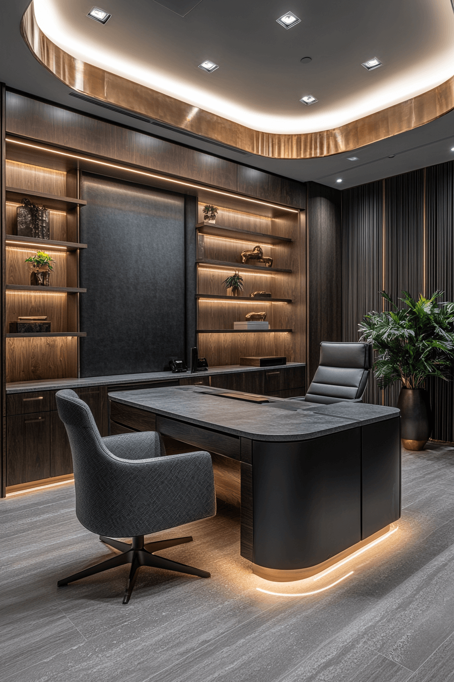 29 Boss Office Interior Design Looks For A Strong Confident Workspace