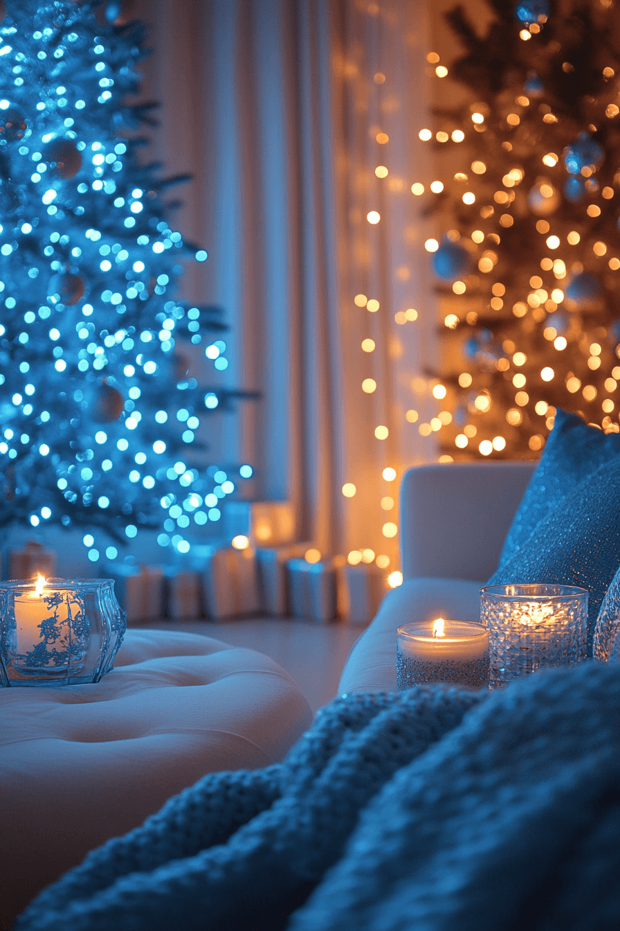 25 Blue Christmas Decor Ideas for a Soft Peaceful Holiday Look