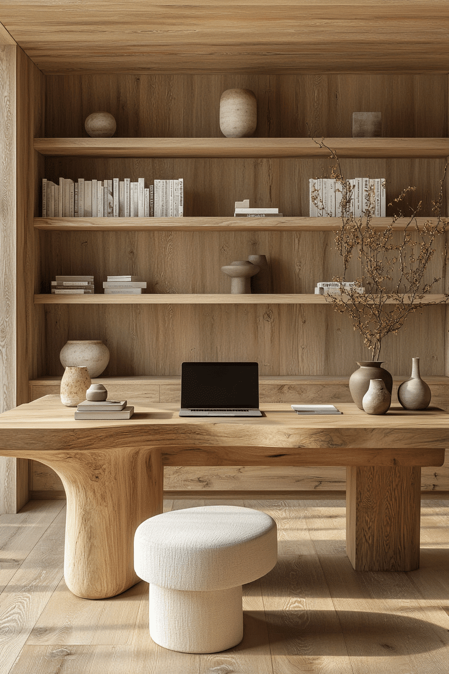 29 Wabi Sabi Office Styles For A Naturally Joyful Workspace