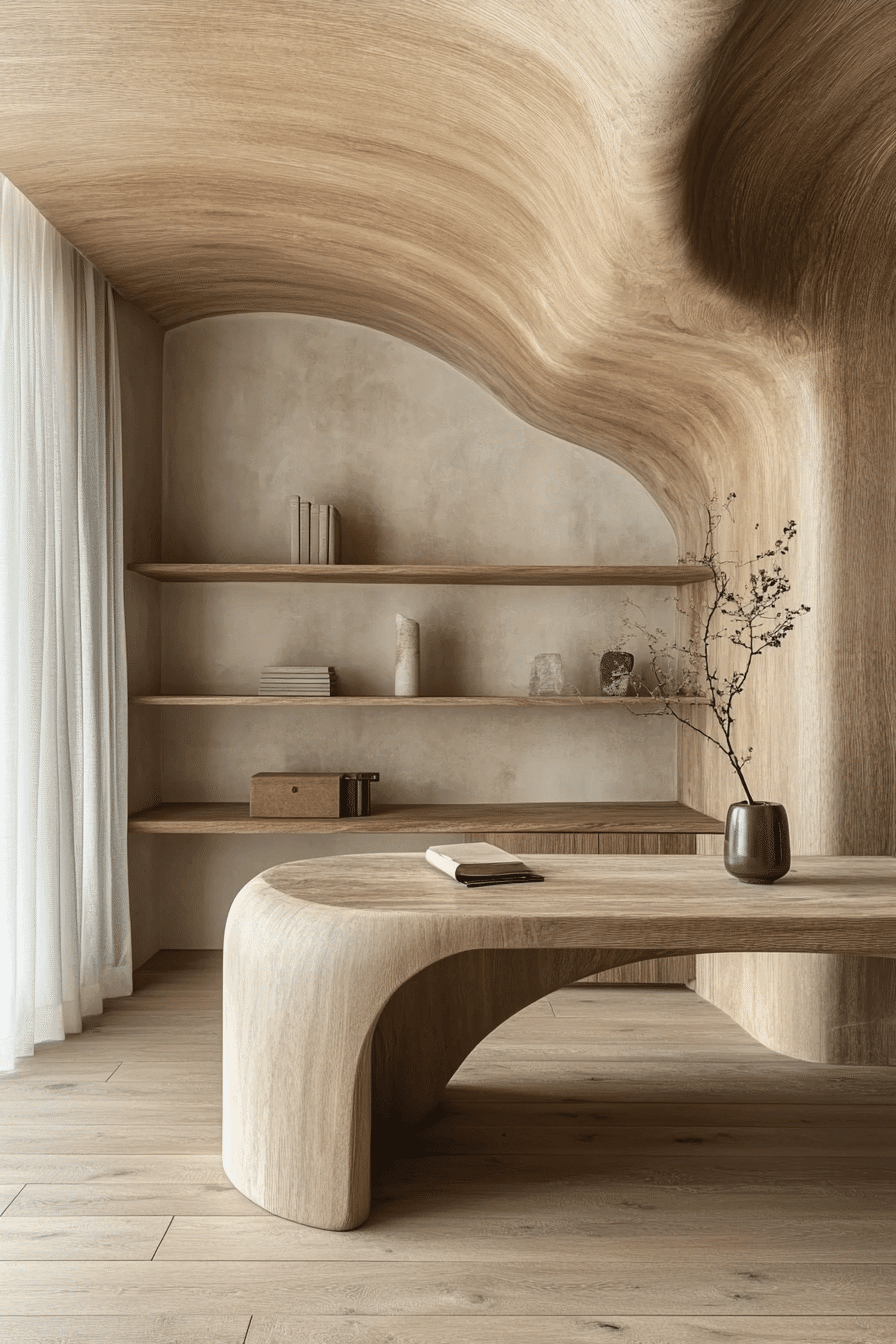 29 Wabi Sabi Office Styles For A Naturally Joyful Workspace