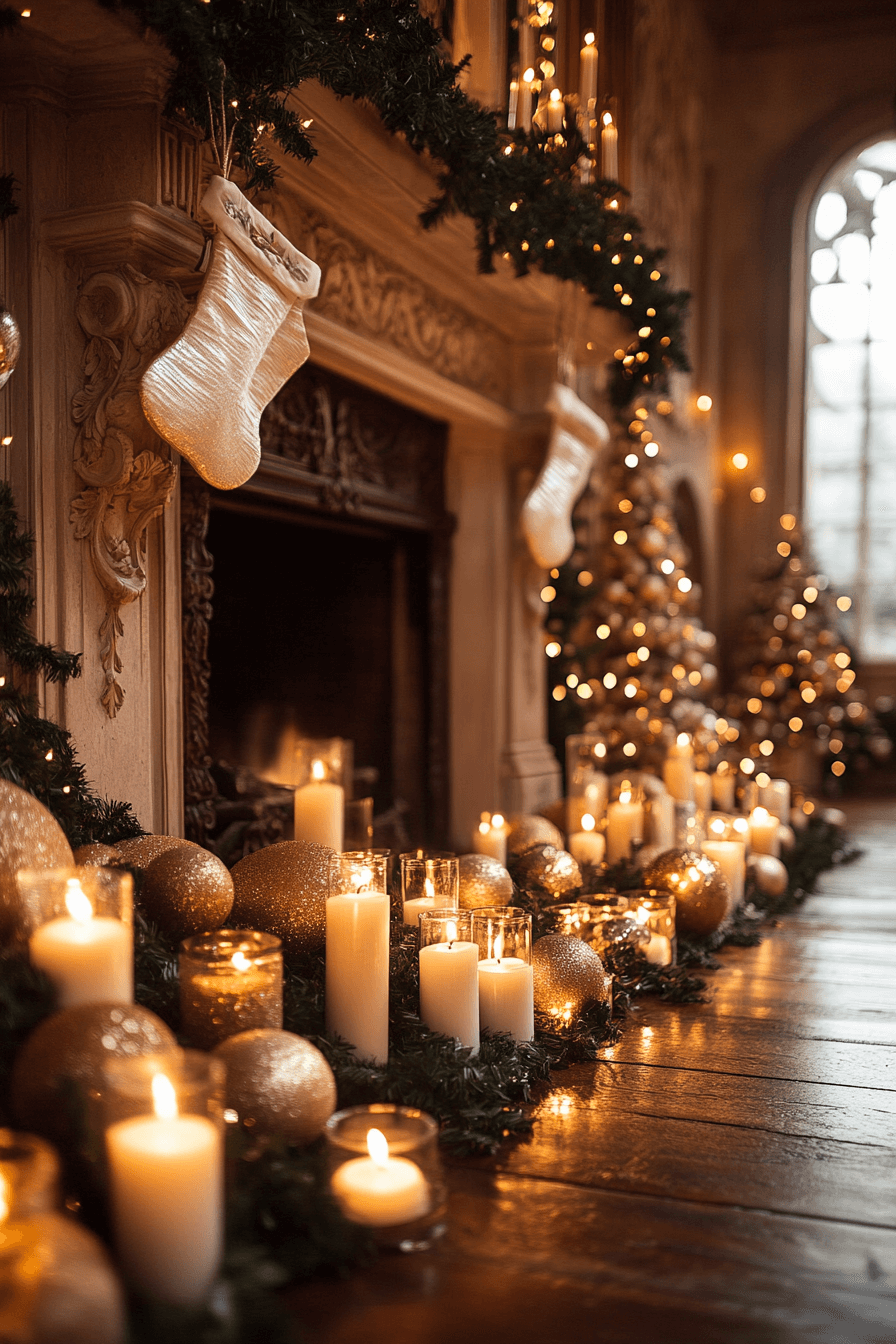 25 Christmas Candle Decor Ideas for a Happy Holiday Setting