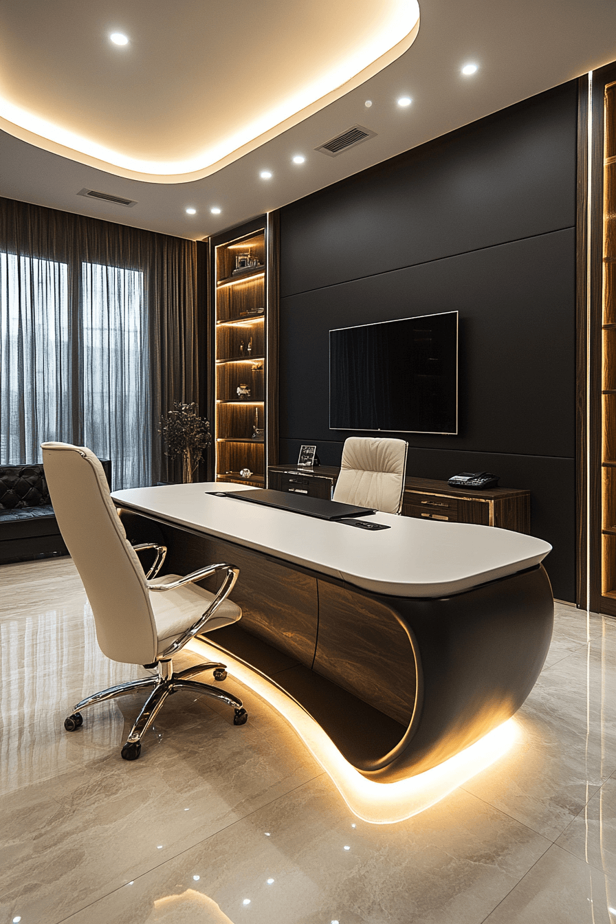 29 Boss Office Interior Design Looks For A Strong Confident Workspace
