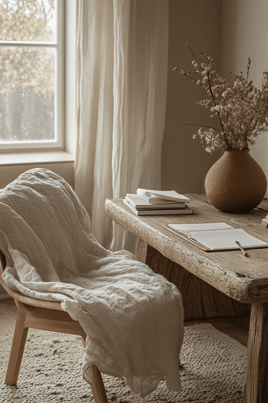 29 Wabi Sabi Office Styles For A Naturally Joyful Workspace