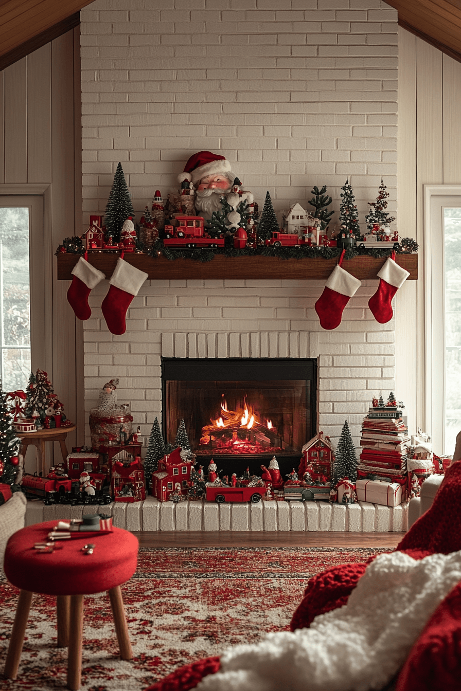 25 Christmas Fireplace Decor Ideas to Inspire a Warm Merry Hearth