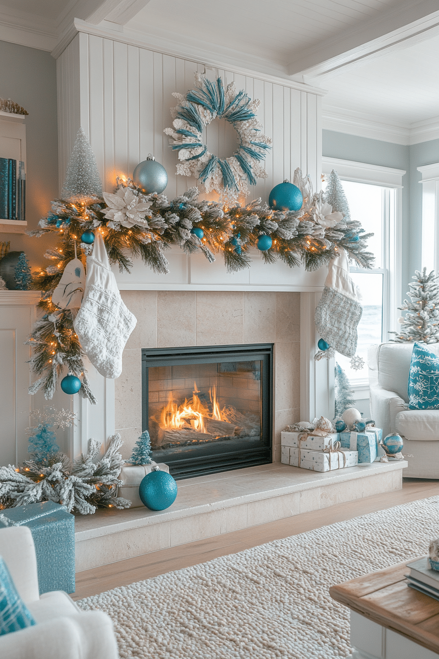 25 Fireplace Christmas Decorations to Inspire a Beautiful Holiday Home